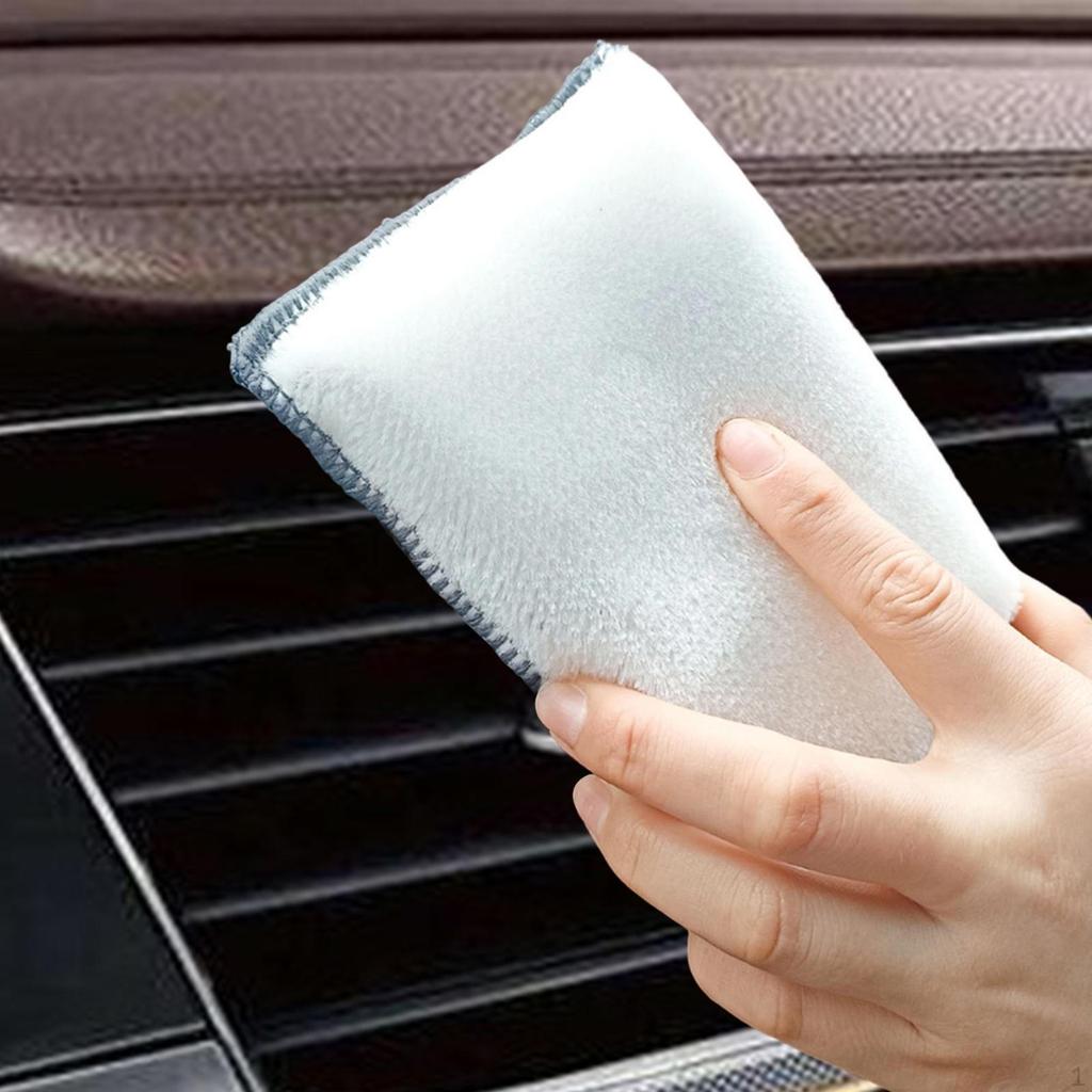 Microfiber Car Wash Sponge Versatile Detailing Tool Polishing Absorbent Towel for Cars