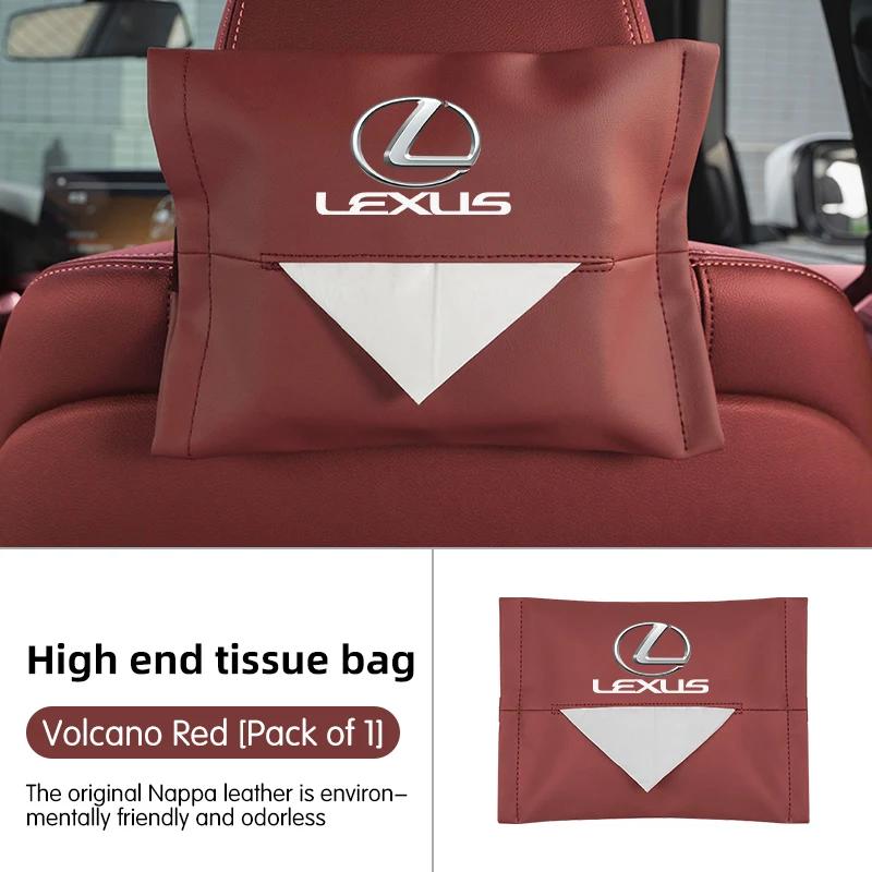 

Car tissue box Organizer Tissue Bag For Lexus GX470 CT200H IS300H IS200 IS250 RX350 RX GX460 NX200 NX GS430 GS ES RX300 красный