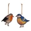 Country Living Robin & Blue Tit Plaque Set (Pack of 2)