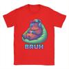Funny Capybara Bruh Video Games Lovers T Shirts for Men Pure Cotton Novelty TShirts O Neck  Tee Shirt Short Sleeve Clothing