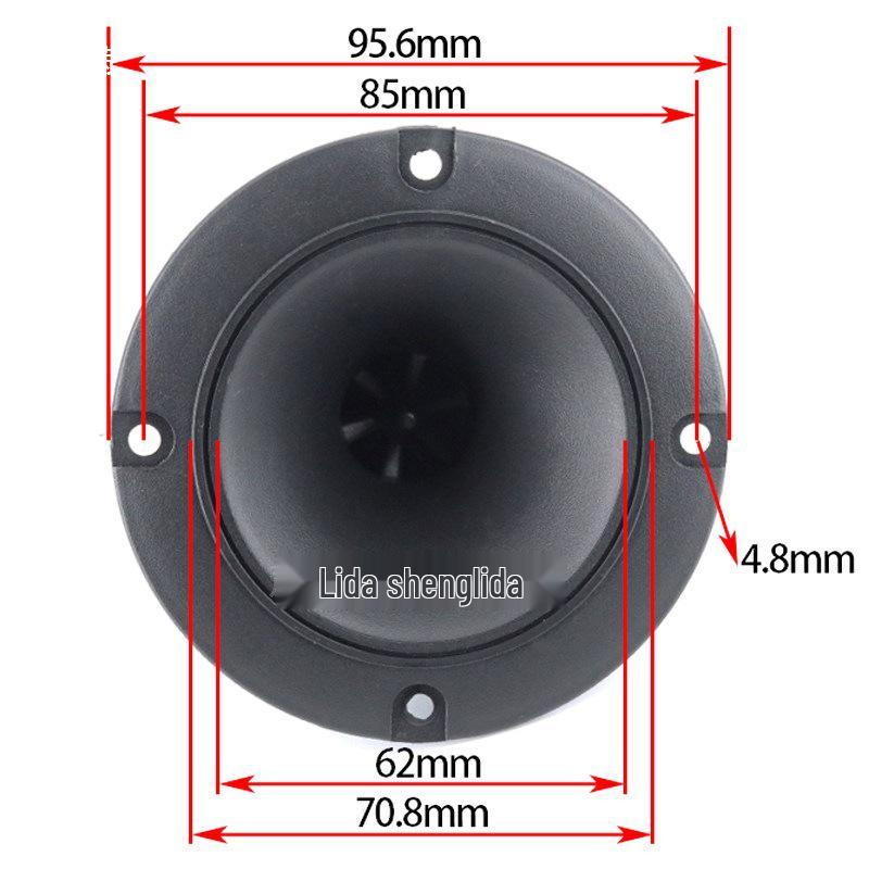 4" Round Piezo Horn Tweeter Speaker for Ultrasonic Bird Repellent