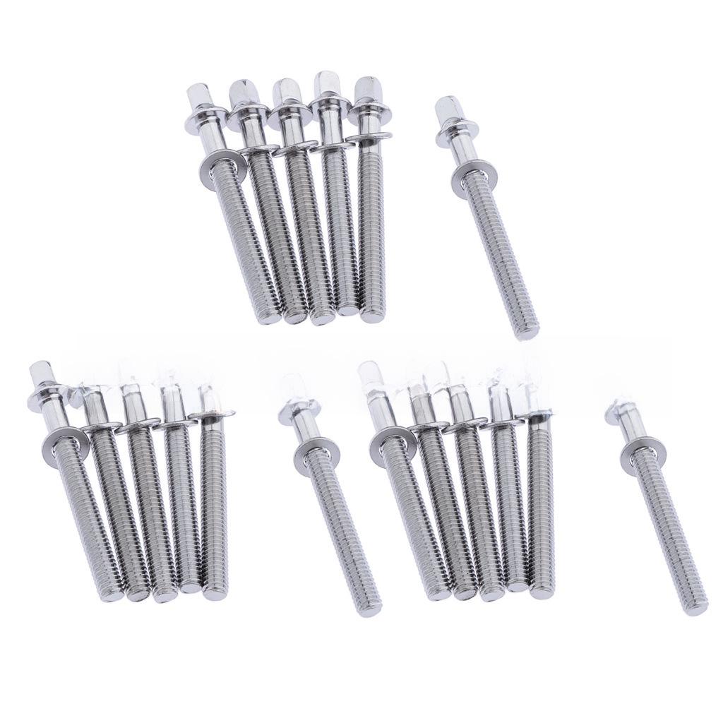 Jazz Drum Rack Claw & Tom Screw Set (6-Pack) – M5 & M6 Sizes for Drum Accessories