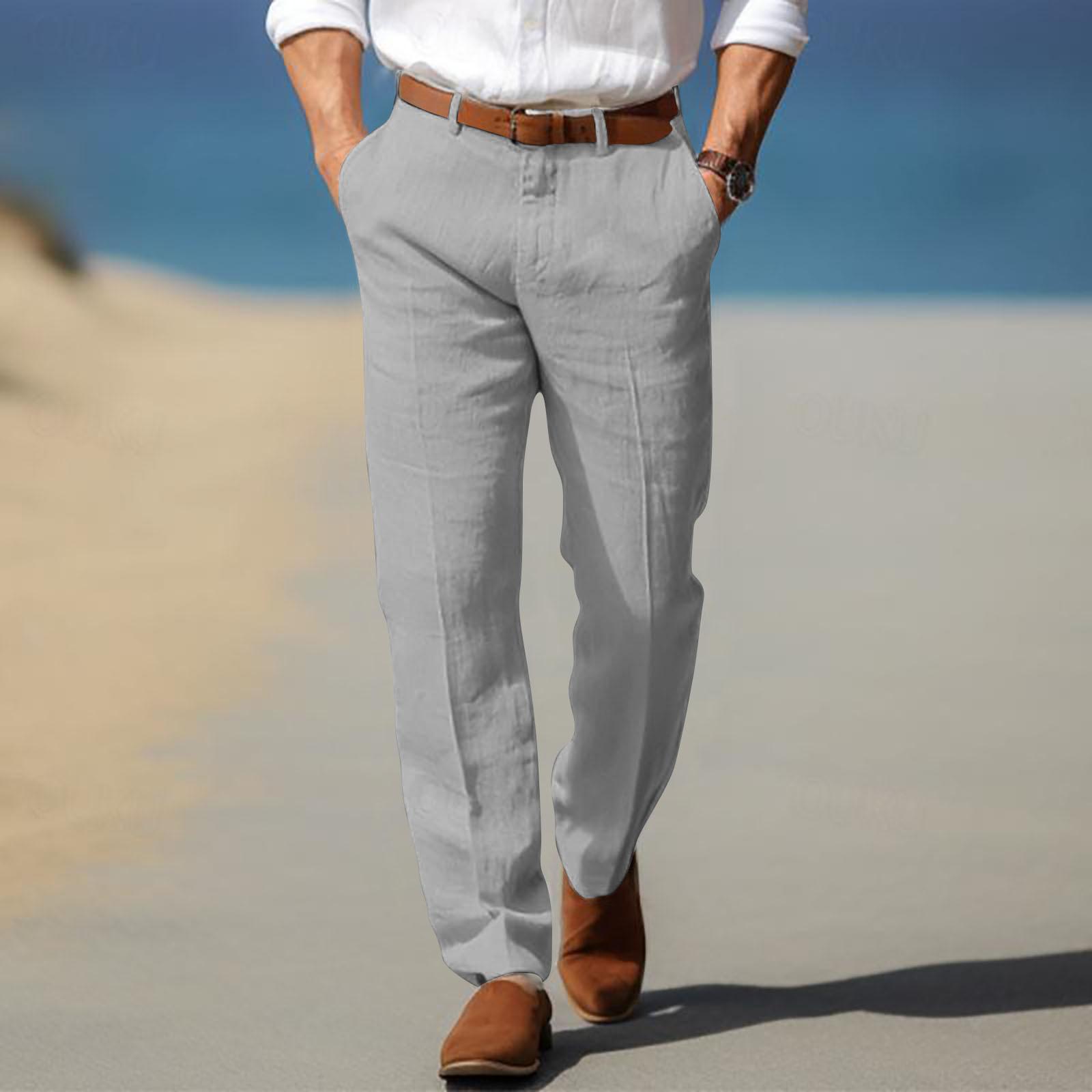 

Мужские комбинезоны, повседневные брюки с несколькими карманами и завязками, походные брюки, хлопковые саржевые брюки XL светло-серый