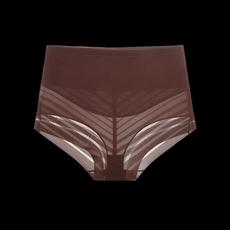 

Женское нижнее белье средней талии для похудения и коррекции живота, утягивающие трусы, утягивающие трусы, бесшовные утягивающие трусы S коричневый