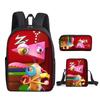 Digital Circus Children'S School Bag The Amazing Digital Circus Student Backpack Three-Piece Set
