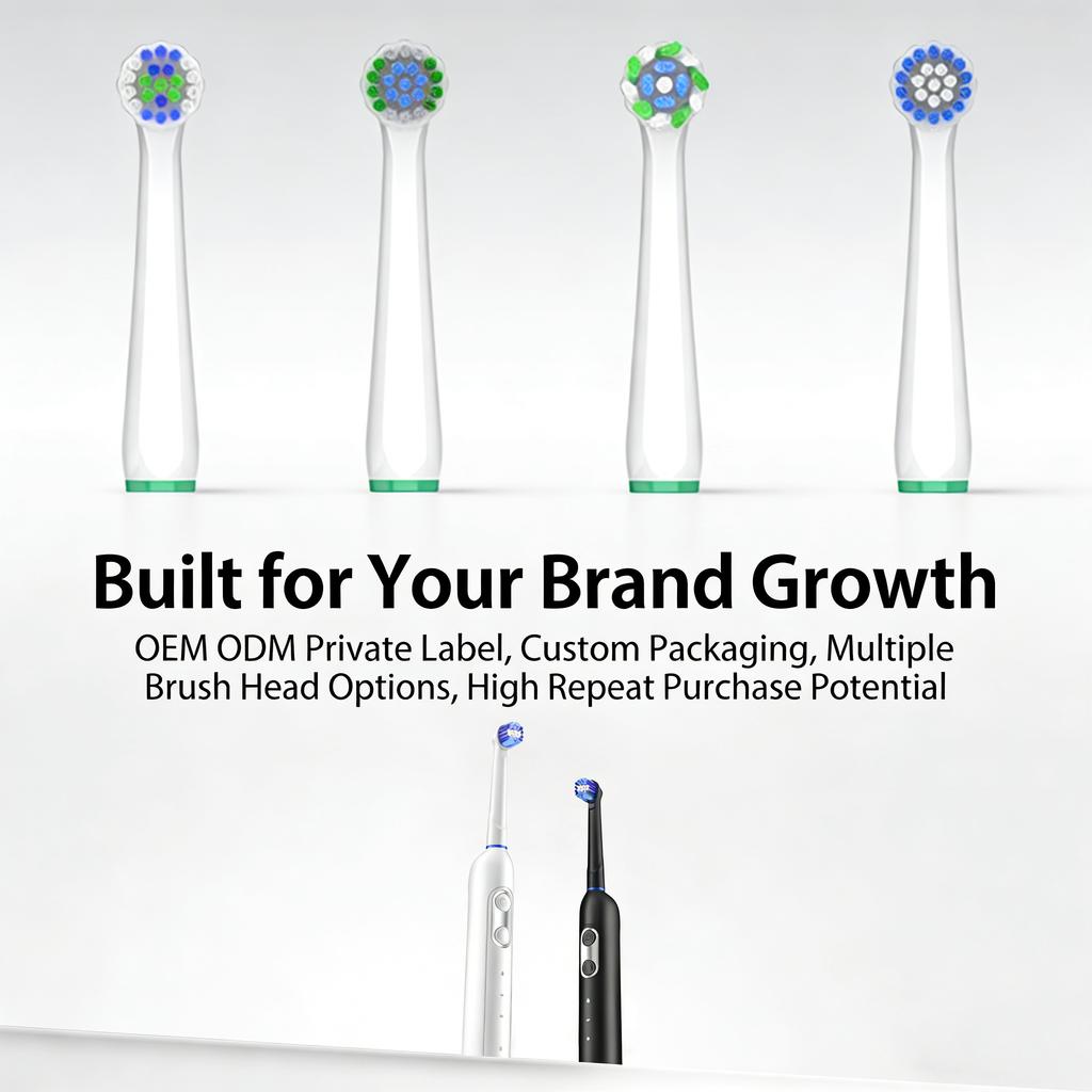 Professional Whitening Deep Clean and Sensitive Mode Multi Function Electric Toothbrush for OEM Buyers