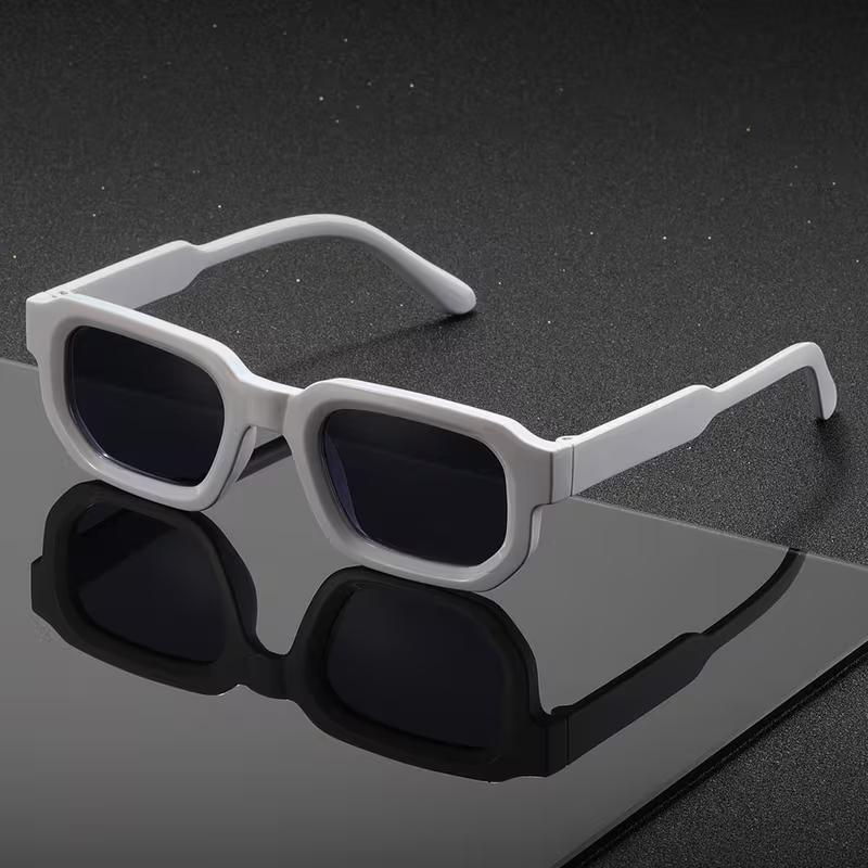 New Men Vintage Rectangle Frame Sunglasses Fashion Retro Sun Glasses Luxury Design Glasses UV400 Eyewear Women Goggles