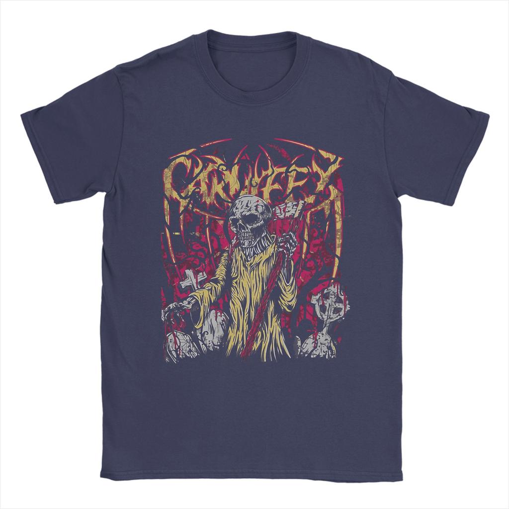 Best Of Carnifex Band T Shirt Summer  100 Cotton TShirts For Unisex Harajuku Custom Logo Tshirt Short Sleeves Classic Clothes