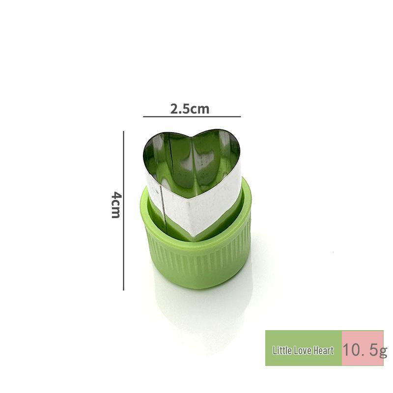 Stainless Steel Farfalle, Vegetable, Fruit, and Sausage Cutter & Cookie Wonton Stamp for Baby Food