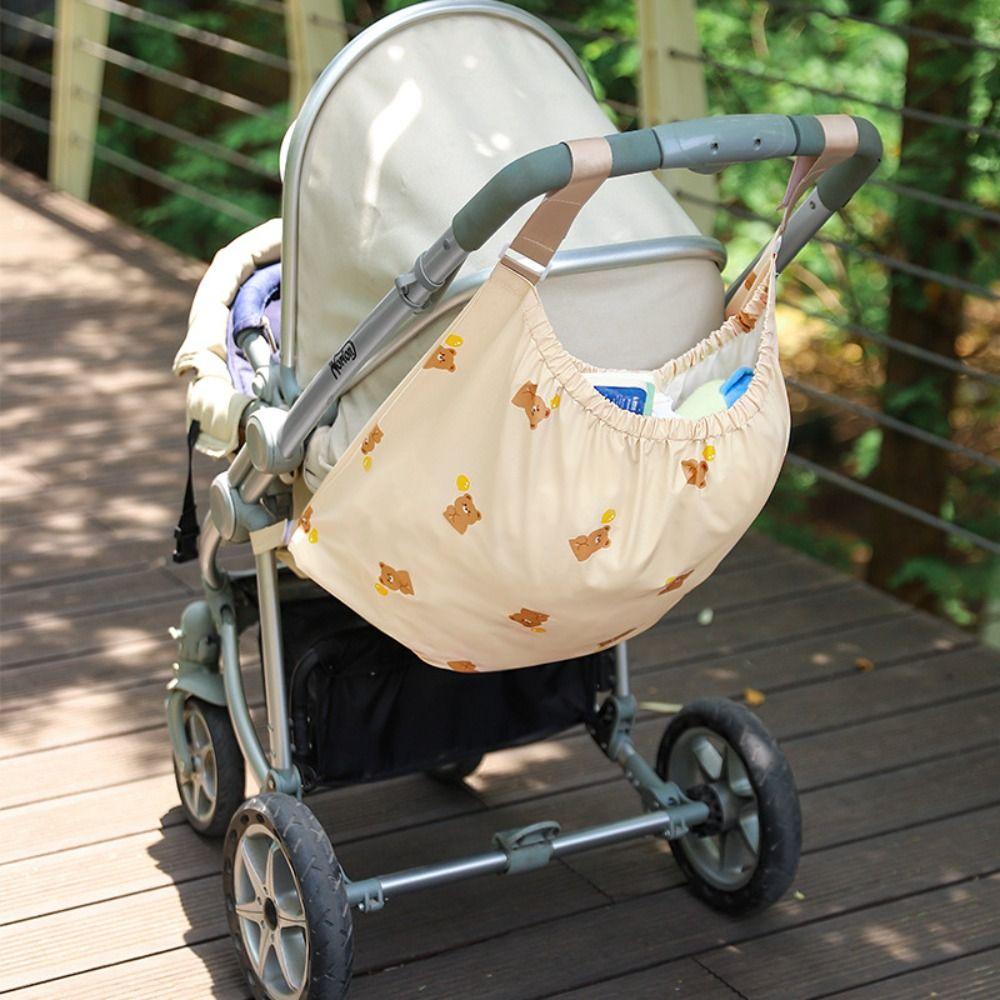 

Large-capacity Baby Stroller Storage Bag Cartoon Mommy Bag Baby Pram Hanging Bag Pram Accessories Bear