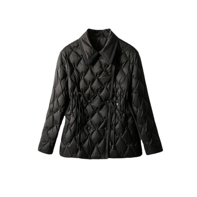 White goose down jacket, strictly selected for winter wear, down jacket women's clothing, light and short design sense in autumn and winter