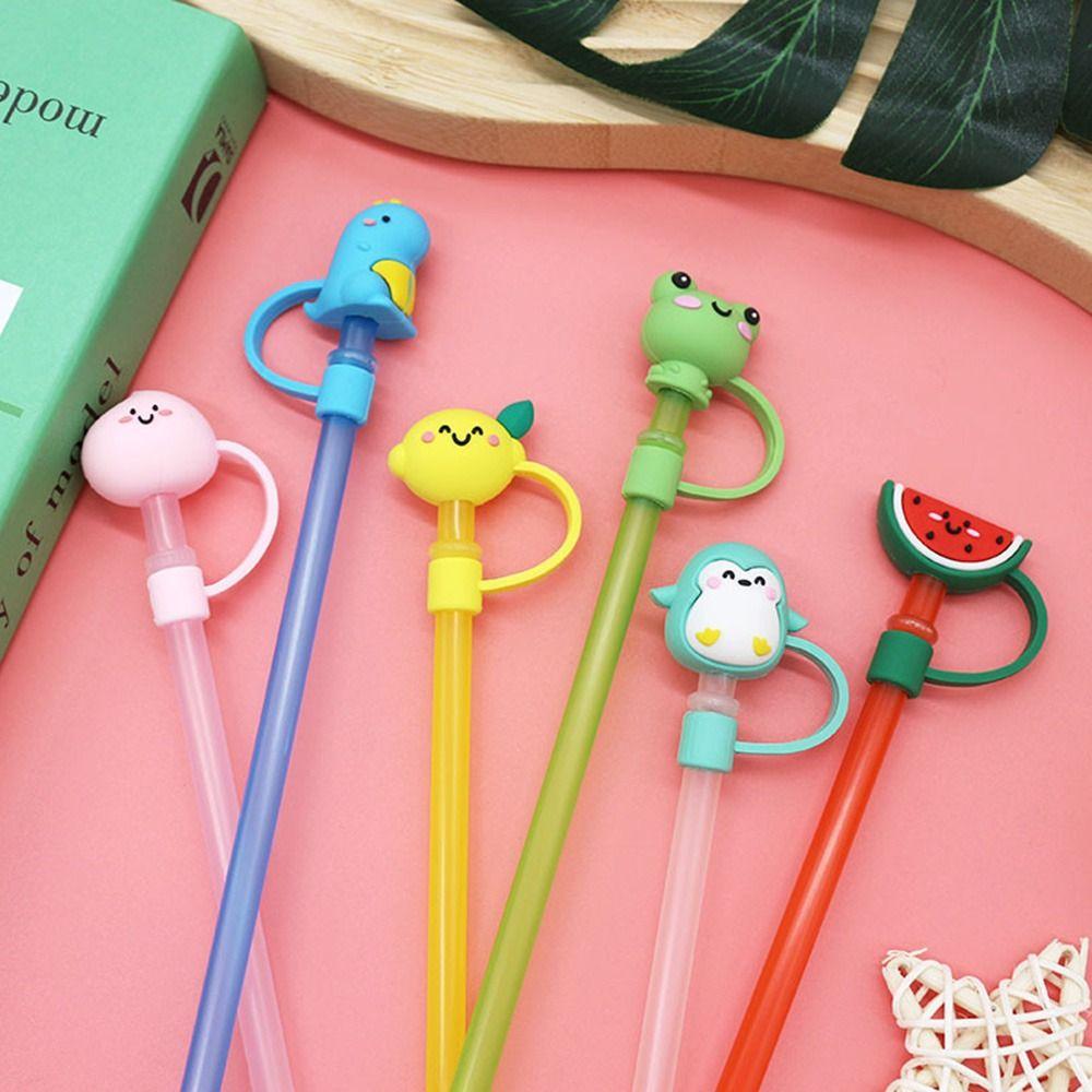 New Silicone Silicone Straw Plug Cup Accessories Dust-proof Drinking Dust Cap Kitchen Tool Splash Proof Straw Tips Cover Kitchen