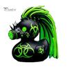 Gothic Duck Figurine Punk Deathrock Satanic Black Duck Resin Statue Sculpture Home Office Desktop Decoration Halloween Party Ornament