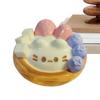 Fingertip Egg Tart Squishy Cartoon Slow Rebound Toy Sensory Fidget Ball  Office Workers