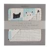 Newcastle Classics Little Blanket Bamboo Muslin Japanese Air Conditioning Sleeping Peek A Boo Cats Pencil Stripe [Authentic Product] Sunshade,