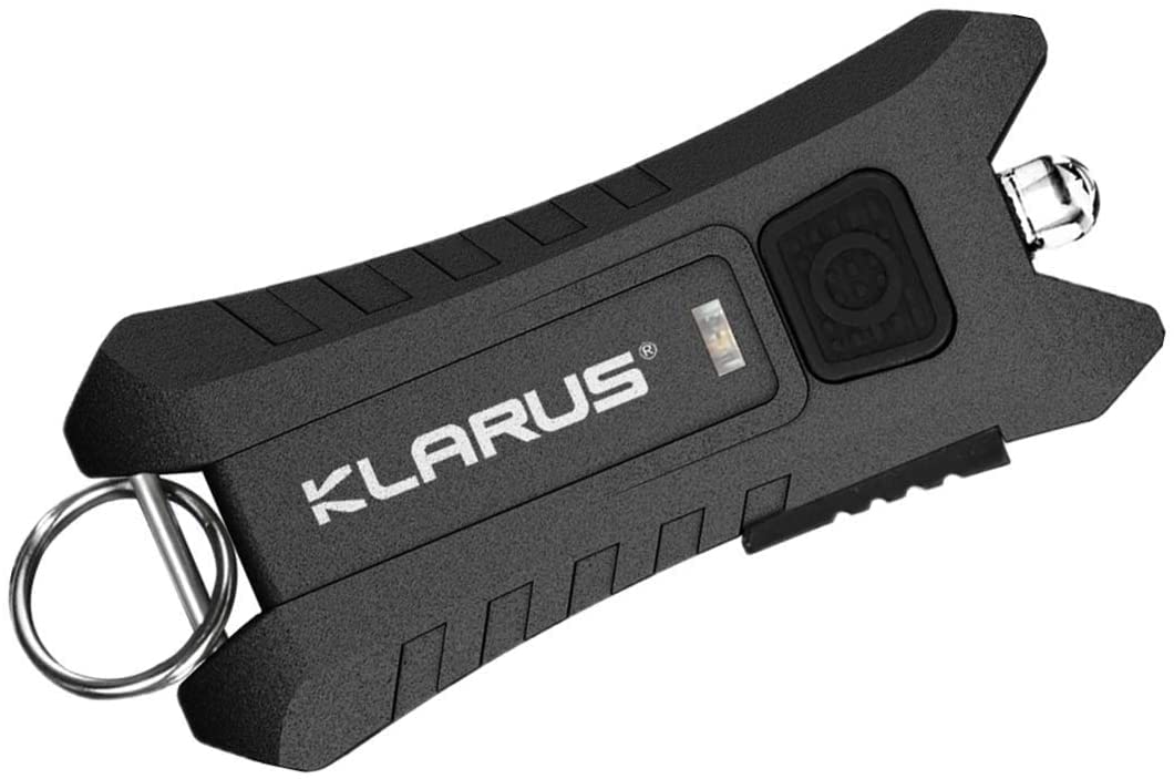 

KLARUS Mi2 LED Keychain Mini LED Keychain 40 Compact and Lightweight Light, Flashlight, Rechargeable, Built-in Lumens, чёрный