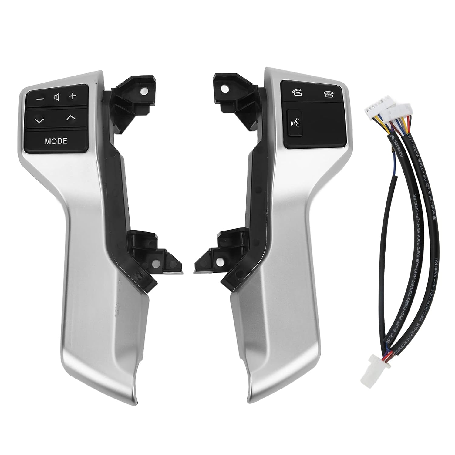 

Aramox Steering Wheel Audio Button, Car Multifunction Steering Wheel Switch Replacement ABS for Prado GRJ150L 1013 OE: 8425060180