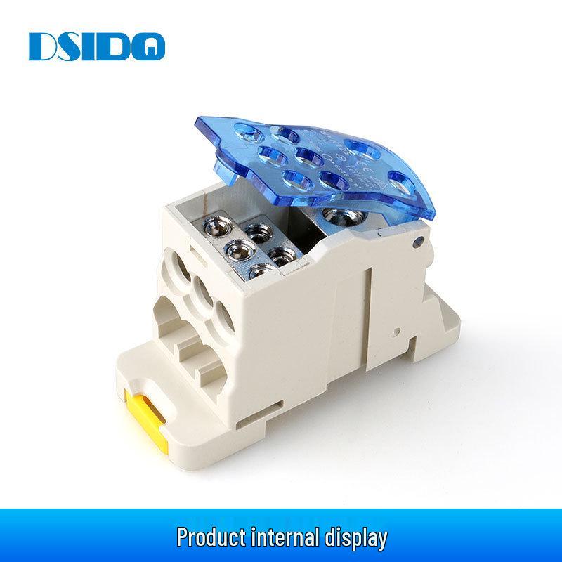 UK Short-Circuit Wire Junction Box: Flame-Retardant, Rail-Mounted Quick Connection Terminal