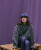 ANNEHEARTS Washed High Neck Jacket_Gray