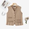 ZANZEA Women Casual V-Neck Summer Sleeveless Vest Tops
