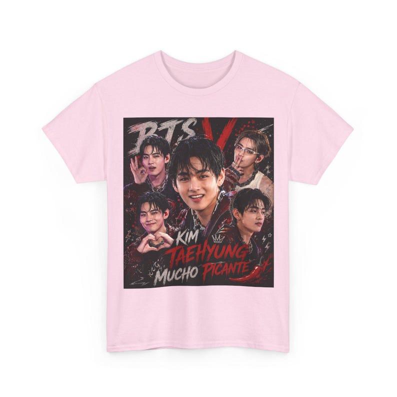 2026 Hot Vintage Bangtan BTS V T-shirt Y2K Gothic Cotton Oversized T-shirt Unisex Casual Loose Short Sleeve Crew Neck Summer Tops