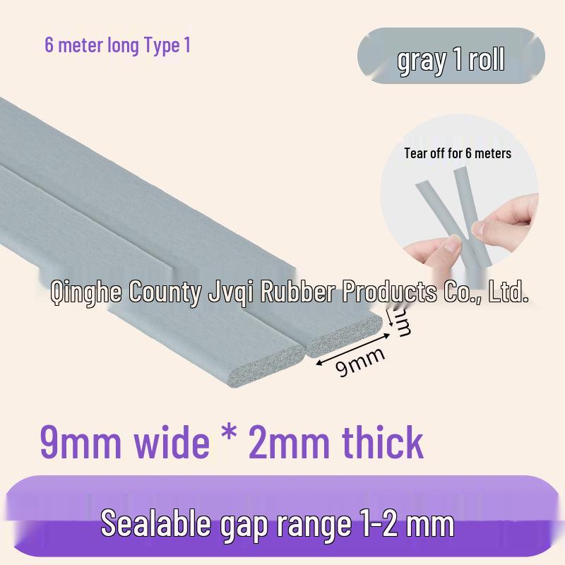 Diebstahlsicherer Schallisolierter Winddichter Tür- & Fensterdichtungsstreifen