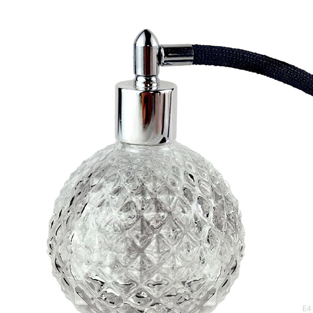 Classic Leakproof Glass Perfume Spray Bottle, Dispenser for Store, Travel,