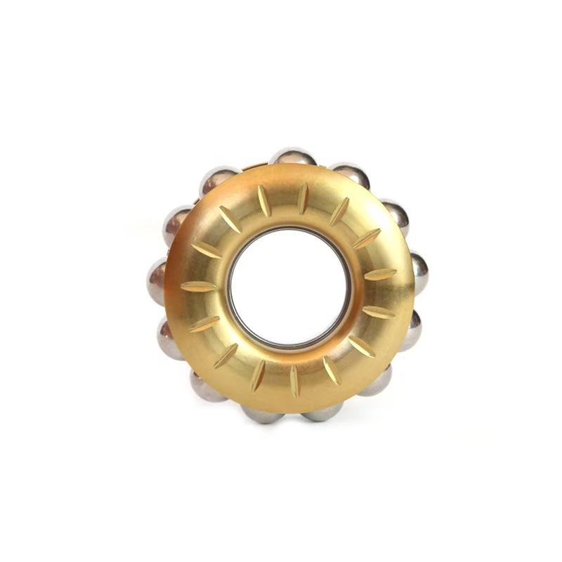 Stainless Steel Mechanical Fidget Ratchet Ring EDC Toy Haptic Fingertip Metal Stress Spinner Fidget Toys Adult Gifts