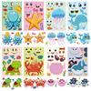 DIY Creative Marine Animal Cartoon Stickers for Kids Make a Face Activity