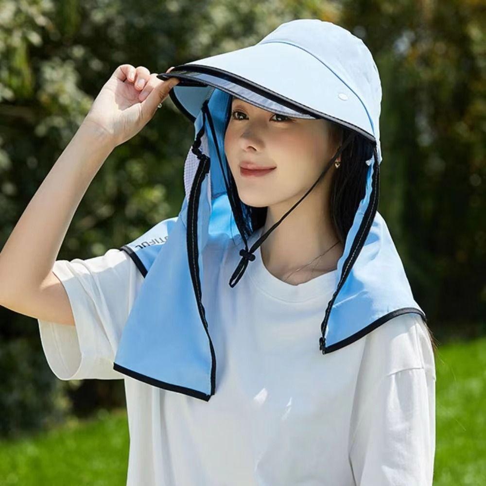 Neck Guard Outdoor Sunscreen Visors Breathable Sun Protection Hat Summer Sun Hat
