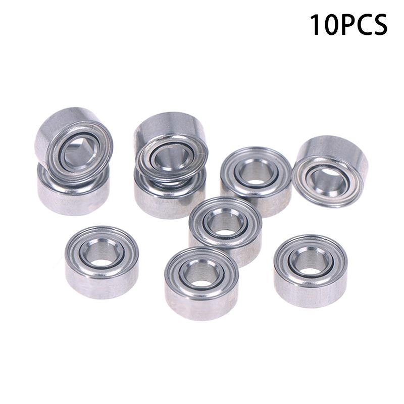 10Pcs 683Zz 3*7*3 Mm Miniature Bearing Chrome Steel 683 Zz 2Z 683Z Inner Bore 3Mm Small Deep Groove Mini Ball Bearings