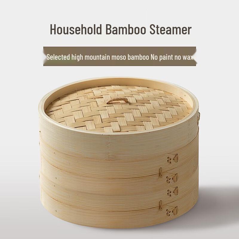 Handmade Bamboo Steamer Basket Set