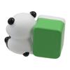 Mahjong Panda Desktop Figurines Resin Animal Sculpture Cake Ornaments  Living Room