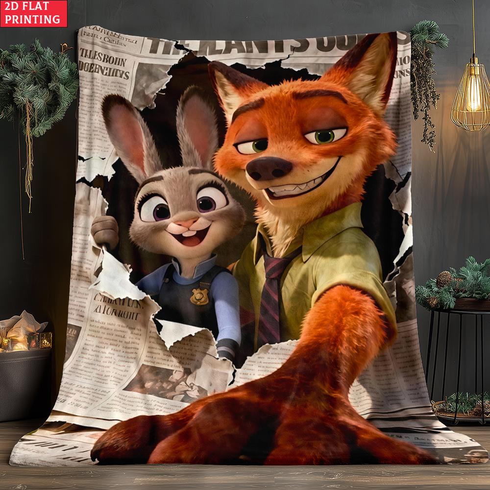 Judy & Nick Thin Flannel Blanket for Bedrooms,Living Rooms,Sofas Blankets,Lunch Breaks,Picnics,blankets Fluffy Blanket