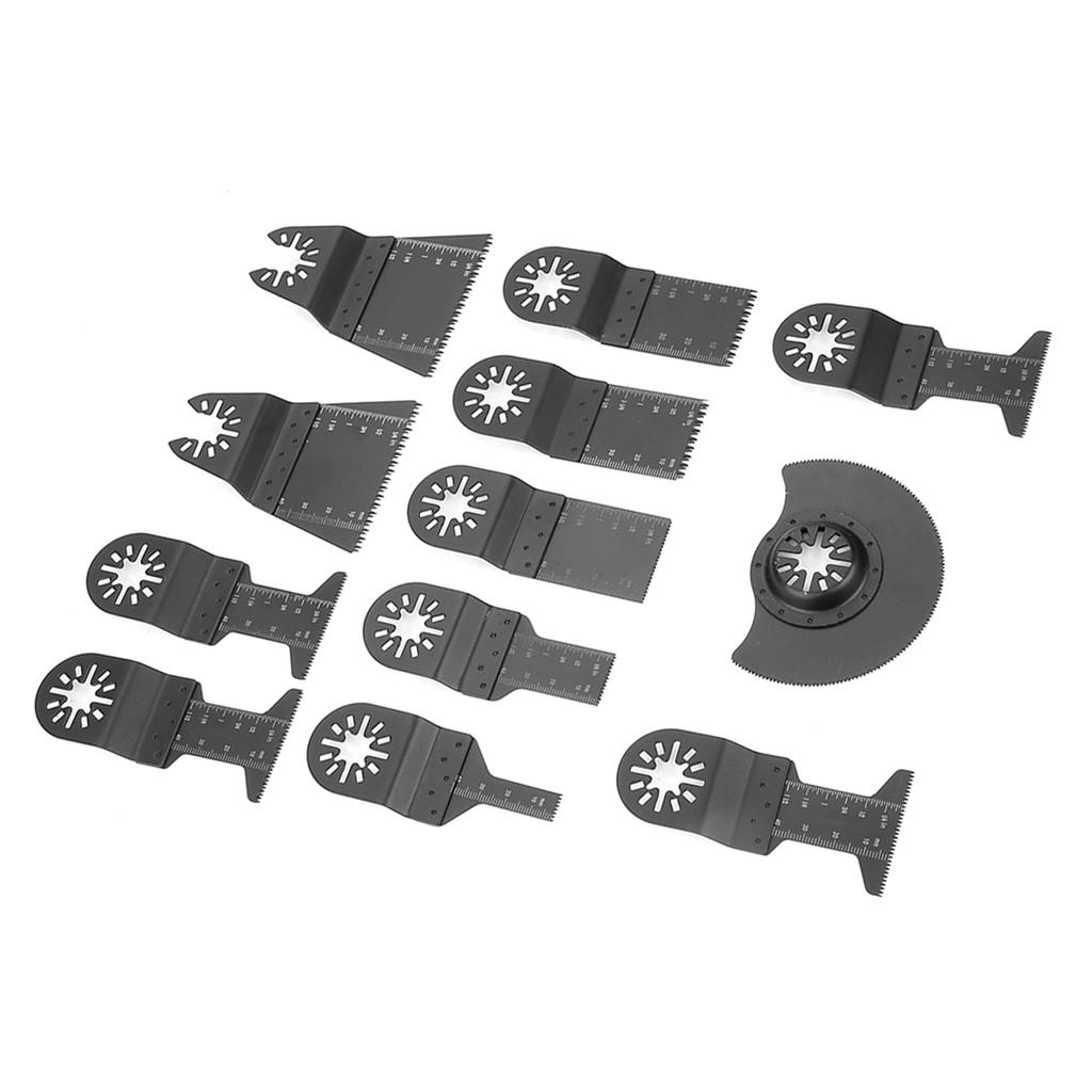 12ks Standardních oscilačních pilových listů pro multifunkční nářadí, řezačky pro elektrické nářadí