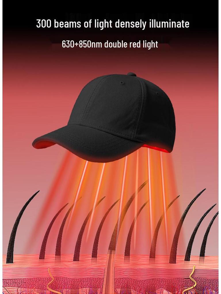 LED Red Light Therapy Hair Growth Cap with 100-108 Beads (660nm & 850nm) Hair Health & Care Hat