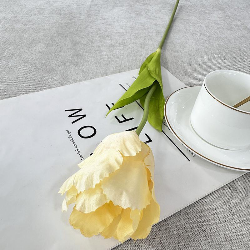 Artificial Tulip Flower Wedding Hotel Restaurant Desktop Ornament Decoration
