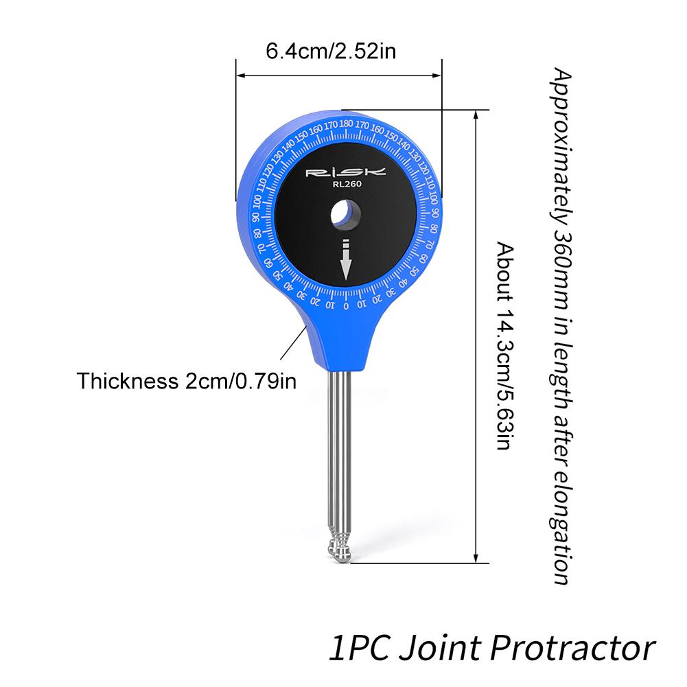 Bike Joint Protractor Bike Fitting Posture Angle Measurement Tool Cycling Arm Leg Angle Finder for Riding Posture Correction