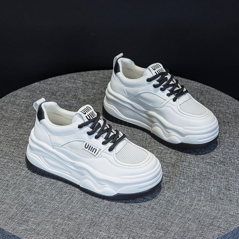 

2501 увеличение внутренней высоты кроссовки папины женщины весна новинка универсальные корейская версия на толстой подошве повседневные дышащие кроссовки папины женщины 40