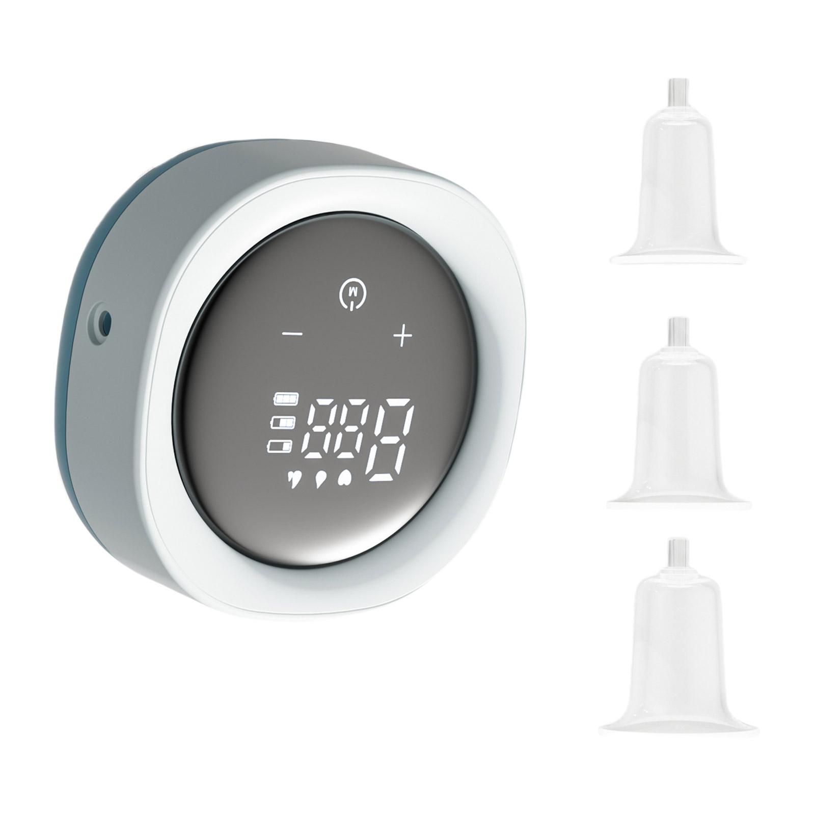 

9-шестеренчатый насос для сосков, электрический корректор сосков, портативный перевернутый съемник для сосков, перезаряжаемый съемник для впалых сосков для женщин небесно-голубой