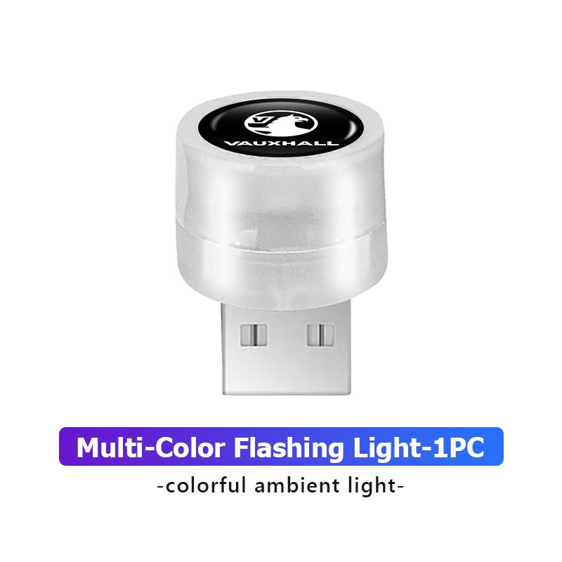

Car USB LED Ambient Light Lamp Gradient Colorful Night Light For Vauxhall VXR8 Insignia Vivaro Zafira Combo Movano Mokka GSe