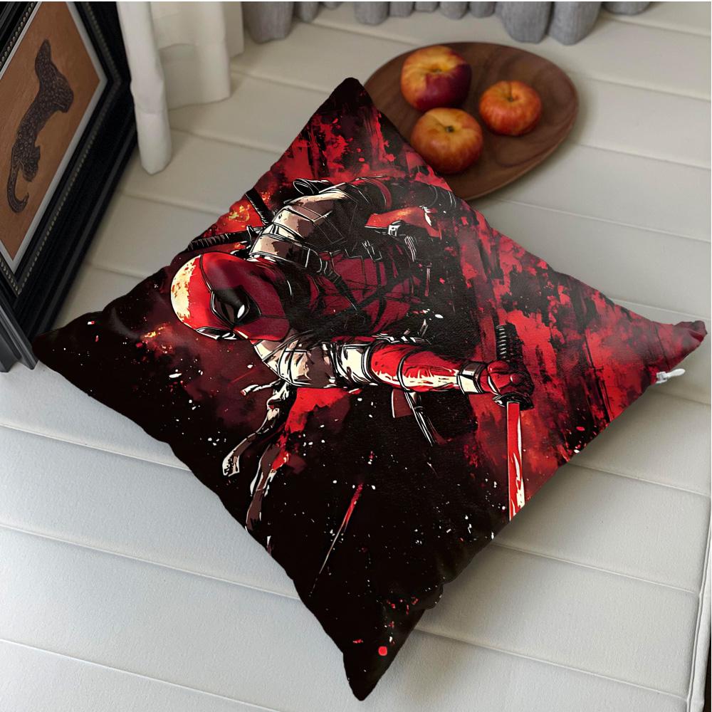 Home And Decoration Living Room Kawaii D-Deadpools Personalized Gift Pillowcase 45X45 Cushion Cover Pillows Decorative Holidays