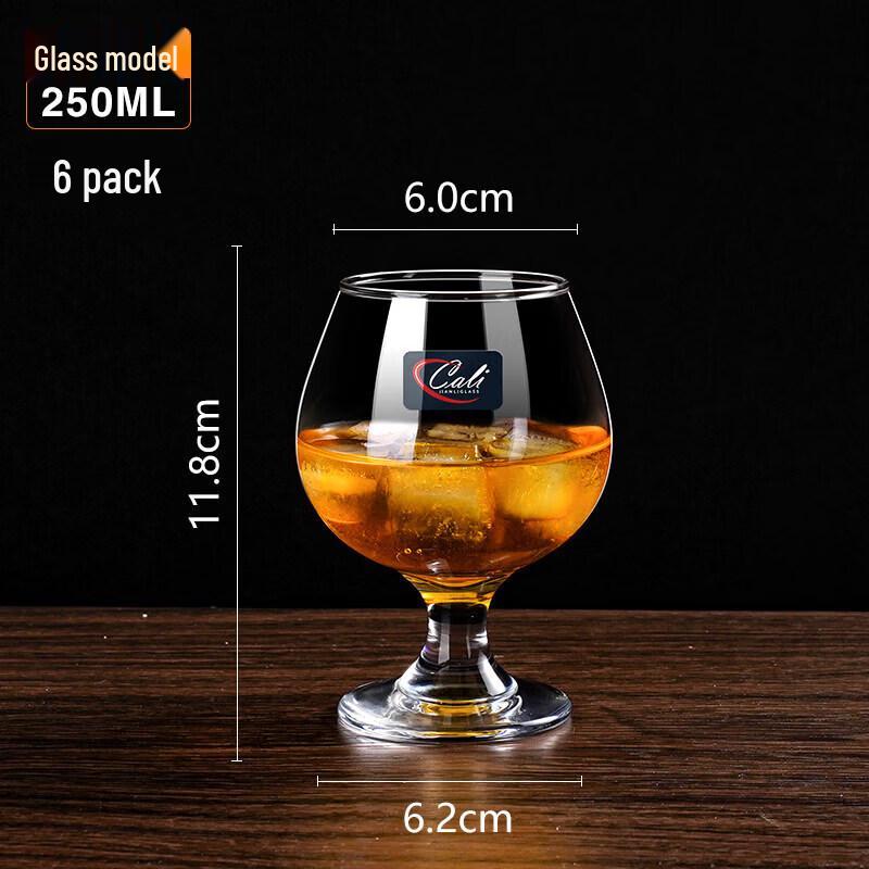 ZISIZ Handmade Crystal Glass Brandy & Whiskey Set