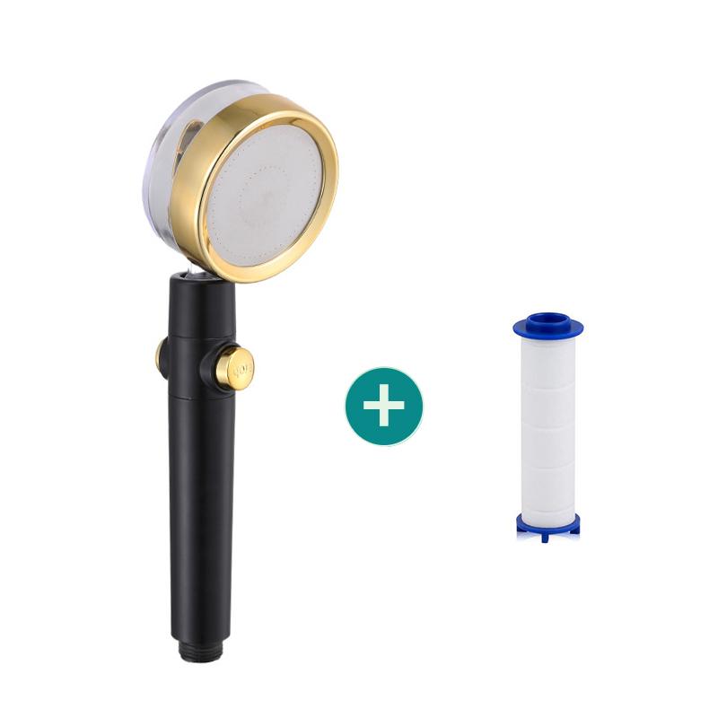 Tornado Shape Water Shower Head with Hose Shower Head High Pressure Handheld Douche Shower Filter Bathroom Accessories