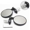 Motorcycle Rearview Mirrors 1 Pair Aluminum Frame and Glass Mirrors for 7/8 Inch Handlebars Multi Angle Adjustable