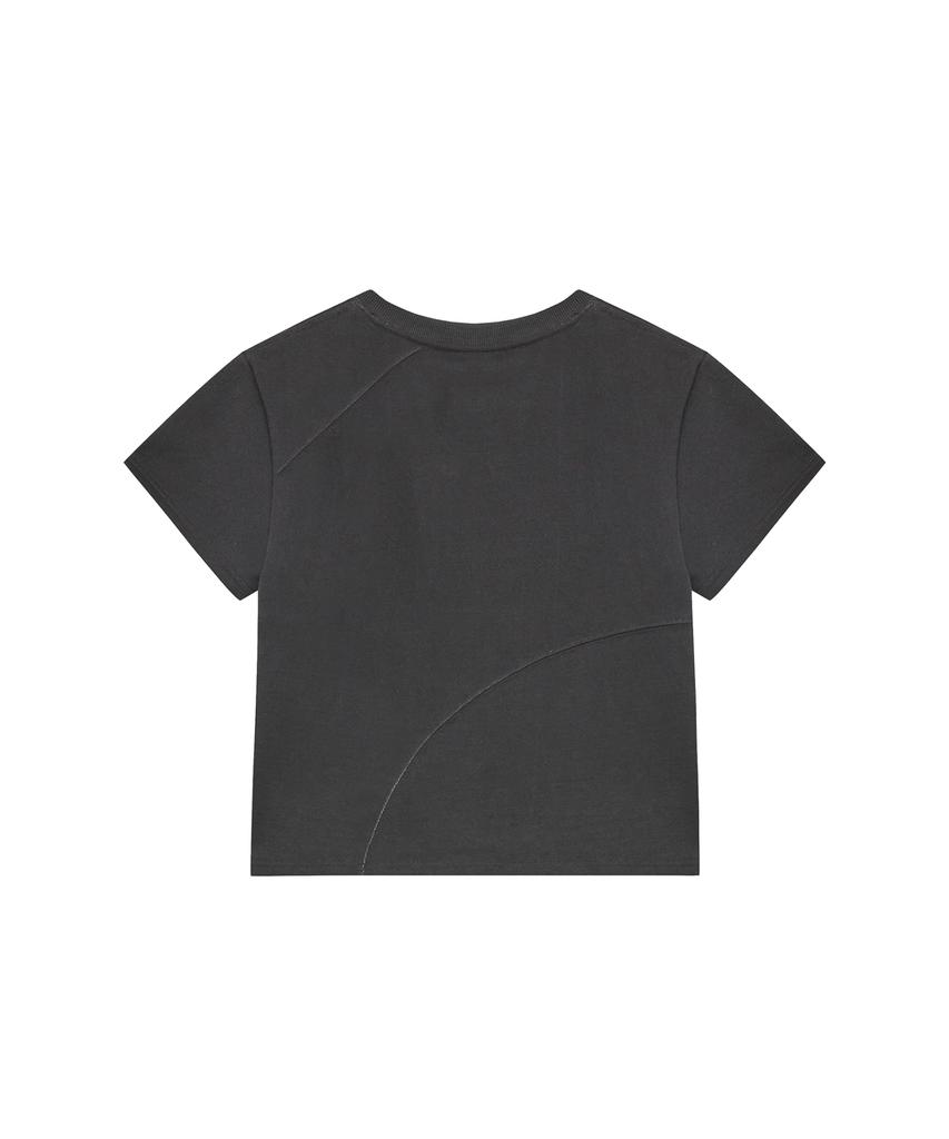 Tansanmageunesyum Songi Songi X Carbonated Cut-Out Eyelet T-Shirt (Charcoal)