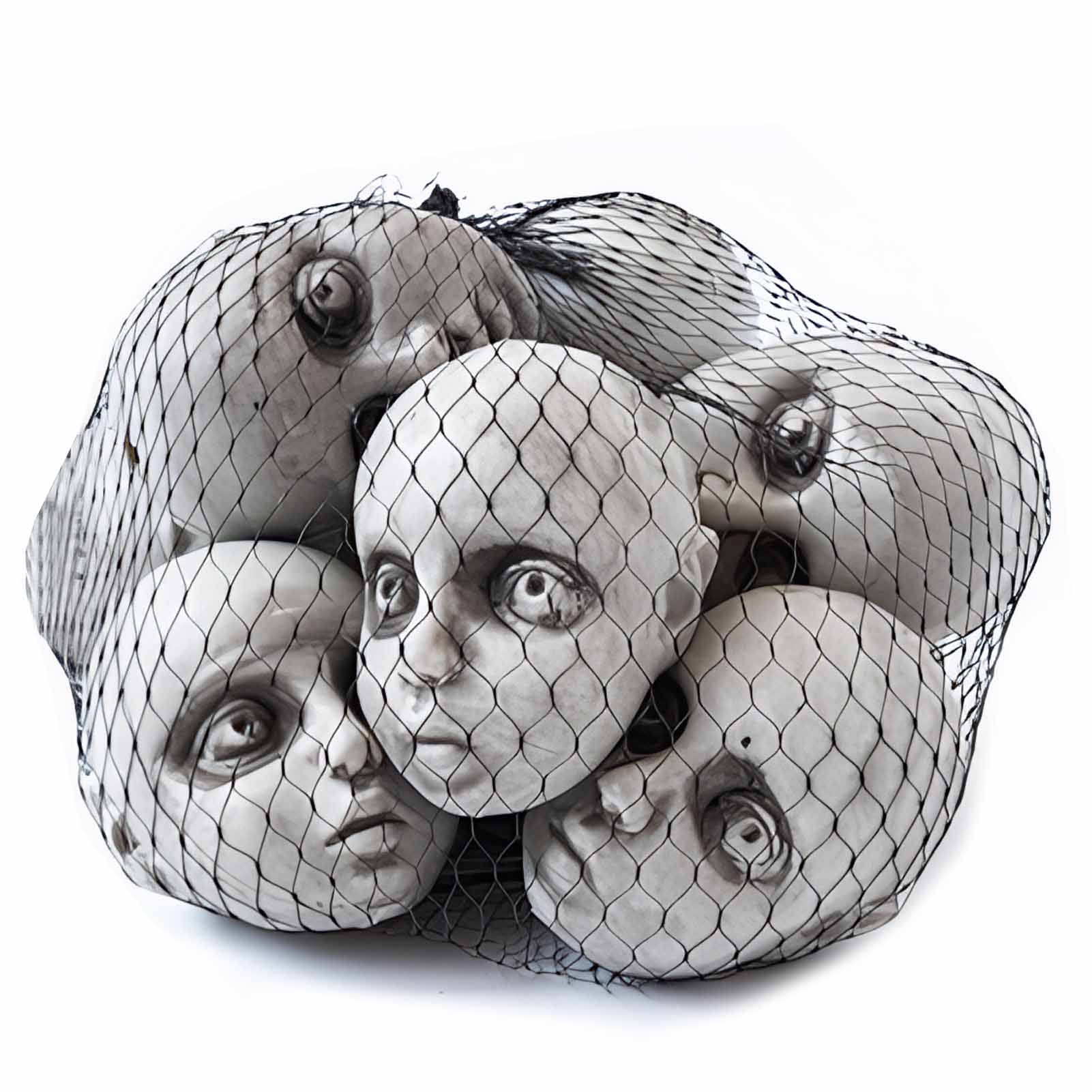 

Halloween Party Plastic Scary Head Horror Set DIY ,Creepy Baby Head Horror Haunted House Doll Halloween Creepy Head