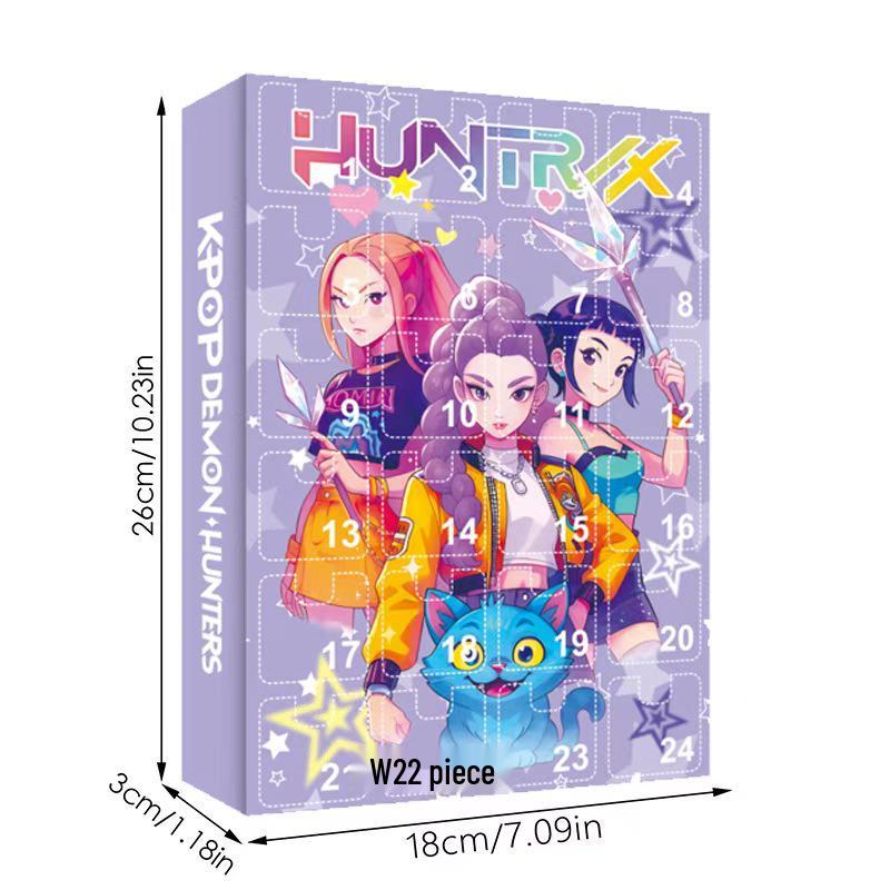 Cross Demon Hunter Girl Group KPOP Anime Keychain: Blind Box Acrylic Pendant