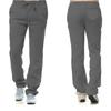 Men's Cotton Linen Pants Male Autumn Breathable Solid Color Linen Trousers Joggers Fitness Streetwear Back With Pocket