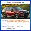 For Lexus RX RX350 RX450h RX200T RX350L F-sport 2016 2017 2018    2022 Mudguards Splash Fender Flaps Car